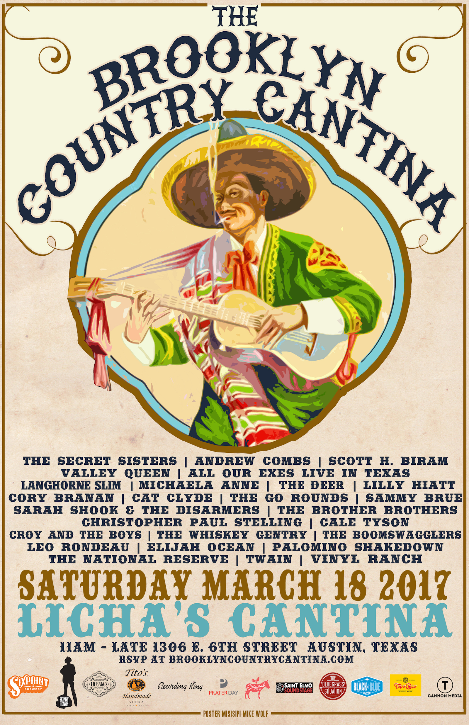 brooklyn country cantina 2017 poster revised web